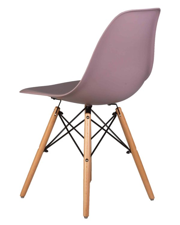 Набор 4 шт Стул обеденный DOBRIN DSW, ножки светлый бук, цвет сиреневый (P-04) — изображение 5