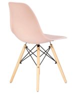 Набор 4 шт Стул обеденный DOBRIN DSW, ножки светлый бук, цвет светло-розовый (PK-02) — изображение 5