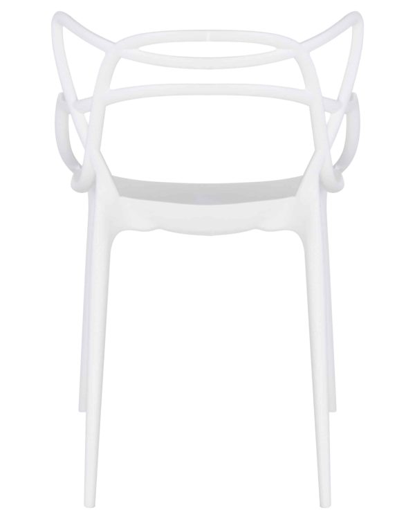 Набор 4 шт Стул обеденный DOBRIN MASTERS, белый (W-02) — изображение 4