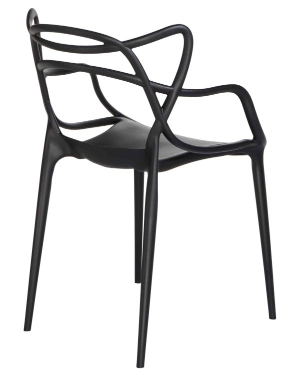 Набор 4 шт Стул обеденный DOBRIN MASTERS, чёрный (B-03) — изображение 4
