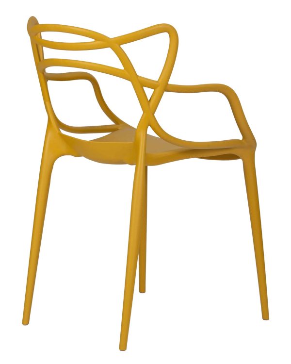 Набор 4 шт Стул обеденный DOBRIN MASTERS, горчичный (Y-03) — изображение 3