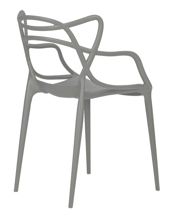 Набор 4 шт Стул обеденный DOBRIN MASTERS, светло-серый (GR-01) — изображение 4