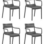 Набор 4 шт Стул обеденный DOBRIN TIM ARM