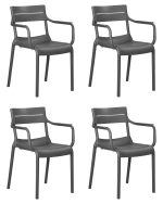 Набор 4 шт Стул обеденный DOBRIN TIM ARM