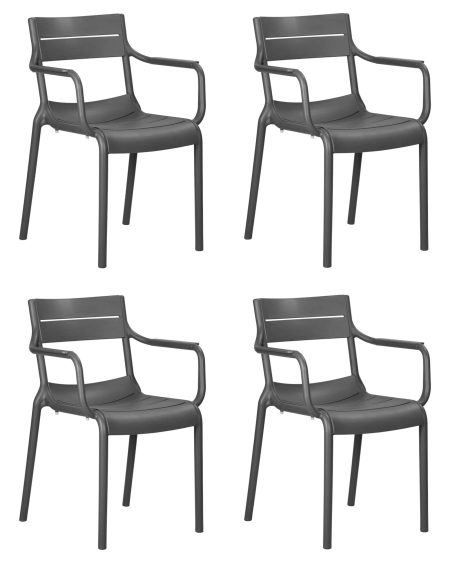 Набор 4 шт Стул обеденный DOBRIN TIM ARM