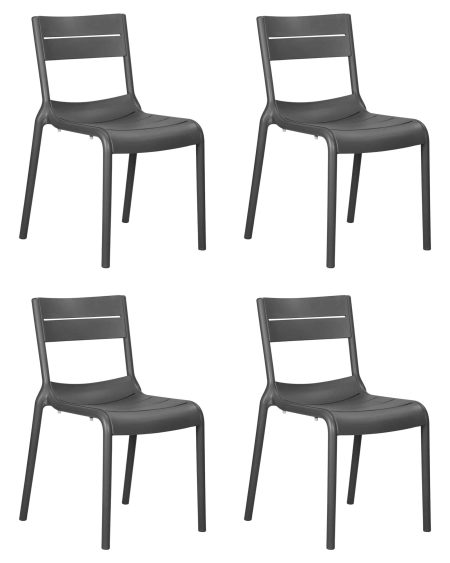 Набор 4 шт Стул обеденный DOBRIN TIM