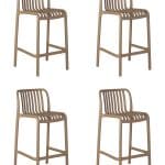 Набор 4 шт Стул полубарный DOBRIN CHLOE