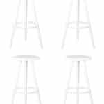 Набор 4 шт Табурет барный DOBRIN ROYCE WHITE