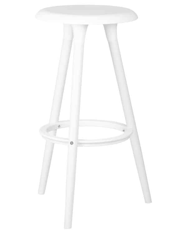 Набор 4 шт Табурет барный DOBRIN ROYCE WHITE, белый (W-02) — изображение 3