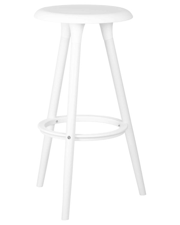 Набор 4 шт Табурет барный DOBRIN ROYCE WHITE, белый (W-02) — изображение 3