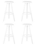 Набор 4 шт Табурет барный DOBRIN ROYCE WHITE