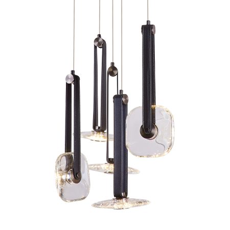 Подвесной светильник OD2553-5 black/clear