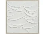 Панно декоративное с 3D Minimalism Flow белый, бежевый — изображение 4