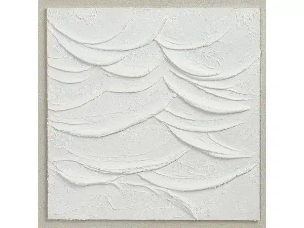 Панно декоративное с 3D Minimalism Flow белый, бежевый — изображение 4