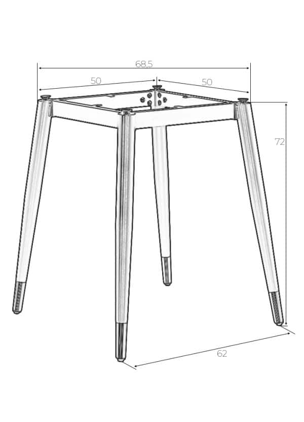 Подстолье обеденное DOBRIN MATT — изображение 5