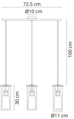 Подвесной светильник Arte Lamp ARIES A8983SP-3PB — изображение 4