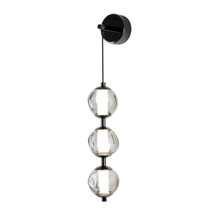 Настенный светильник OB2437 pearl black/smoke