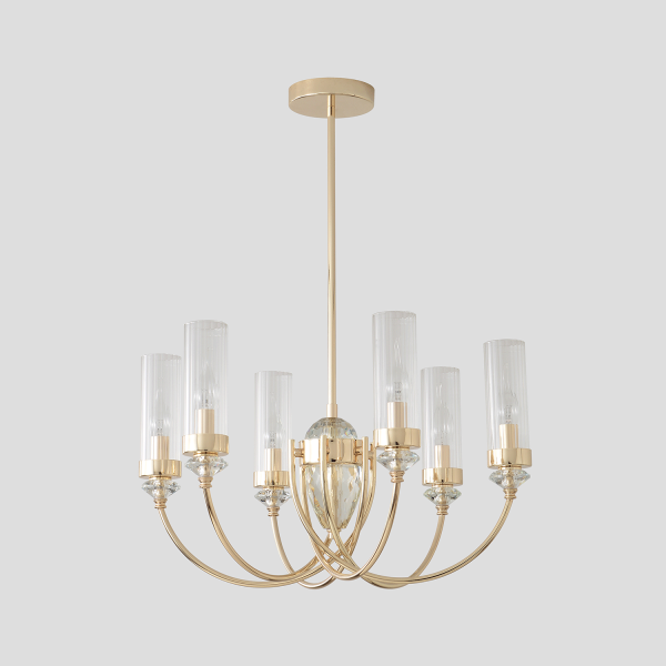 Люстра Crystal Lux SECRET SP6 GOLD — изображение 2