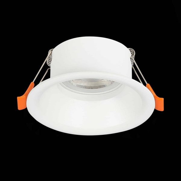 ST201.508.01 Св-к встр. Белый GU10 1*50W  D89xH40 220V Без ламп Встраиваемые светильники — изображение 4