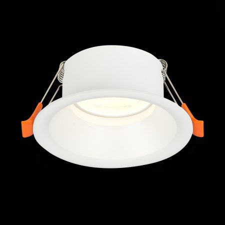 ST201.508.01 Св-к встр. Белый GU10 1*50W  D89xH40 220V Без ламп Встраиваемые светильники