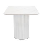 Стол Festa 140x85x77см, керамогранит белый мрамор — изображение 5