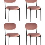 Стул Бриф NEW велюр пыльно-розовый 4 шт