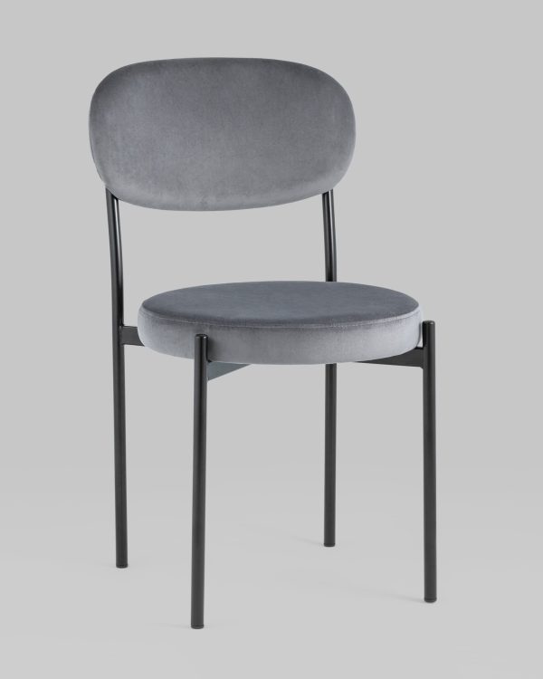 Стул Бриф NEW велюр серый 4 шт — изображение 2