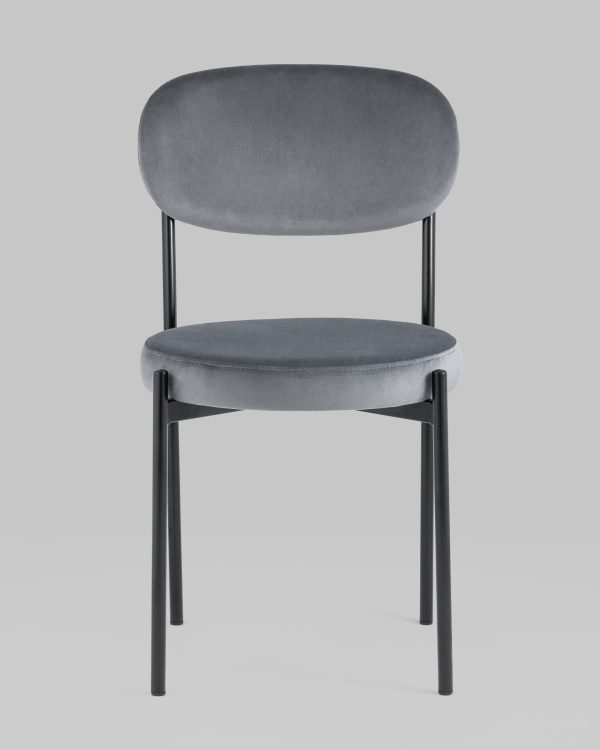 Стул Бриф NEW велюр серый 4 шт — изображение 3