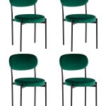 Стул Бриф NEW велюр зелёный 4 шт