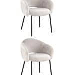 Стул обеденный Bren светло-серый 2шт