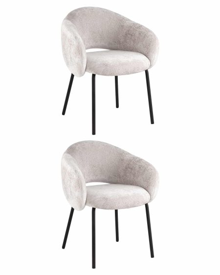 Стул обеденный Bren светло-серый 2шт