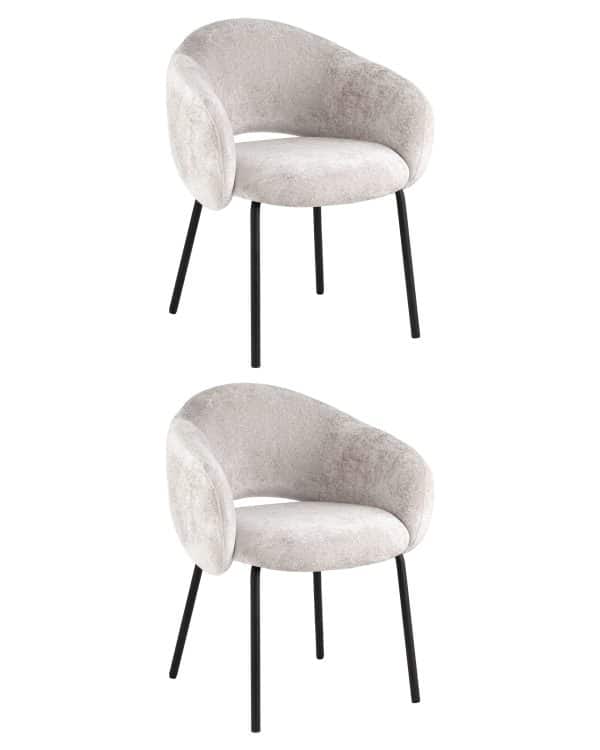 Стул обеденный Bren светло-серый 2шт