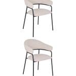 Стул обеденный Leya кремовый 2 шт.