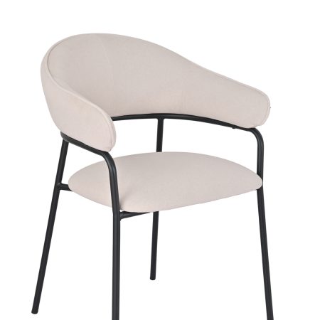 Стул обеденный Leya кремовый