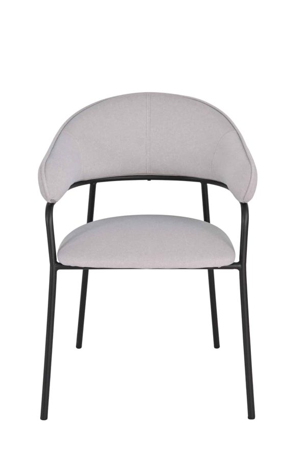 Стул обеденный Leya светло-серый 2 шт. — изображение 3