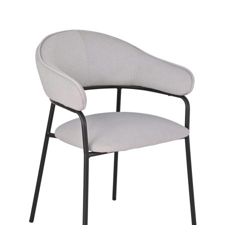 Стул обеденный Leya светло-серый