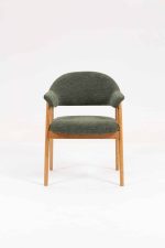 Стул обеденный Tavu с деревянными ножками зеленый 2 шт. — изображение 3