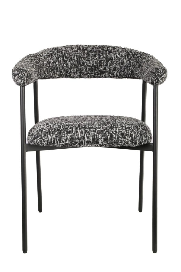 Стул обеденный Toko черно-белый 2 шт. — изображение 3