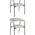 Стул обеденный Toko светло-серый 2 шт.