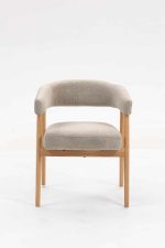 Стул обеденный Zubo с деревянными ножками бежевый 2 шт. — изображение 3