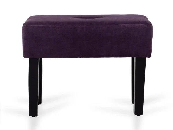 Табурет мягкий Handy черный, фиолетовый — изображение 2