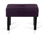 Табурет мягкий Handy черный, фиолетовый — изображение 4