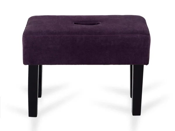 Табурет мягкий Handy черный, фиолетовый — изображение 4