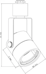 Трековый светильник Arte Lamp LENTE A1310PL-1WH — изображение 5