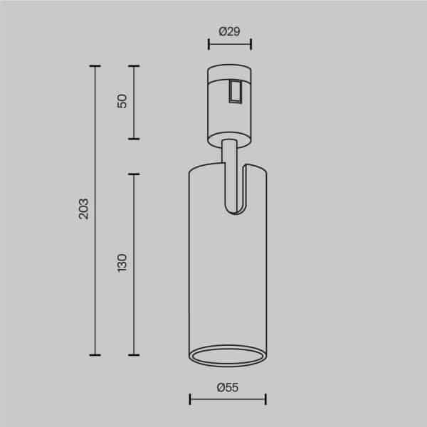 Трековый светильник Technical TR144-1-12W4K-W-PT — изображение 2