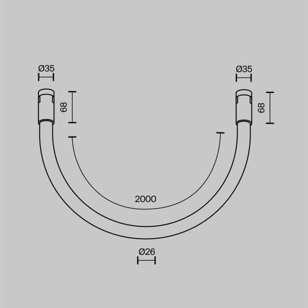Трековый светильник Technical TR154-1-27W4K-PT — изображение 3