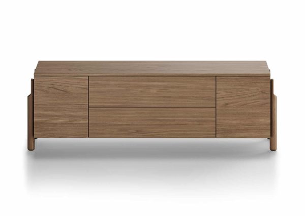 Тумба Basic 2 двери 2 ящика ширина 170 см (натуральный дуб) — изображение 2