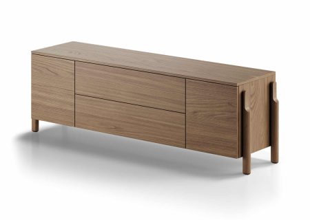 Тумба Basic 2 двери 2 ящика ширина 170 см (натуральный дуб)