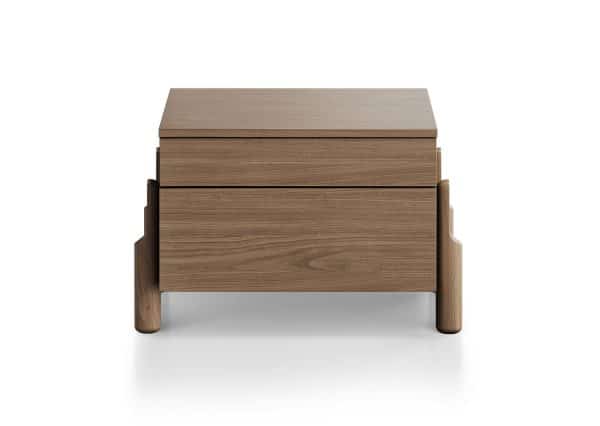 Тумба прикроватная Basic 2 ящика ширина 60 см (натуральный дуб) — изображение 2