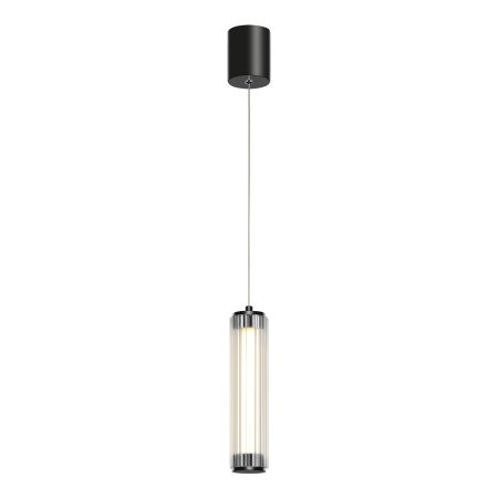 Уценка SL6224.403.01 Светильник подвесной ST-Luce Черный/Прозрачный LED 1*8W 4000K BAMBOO